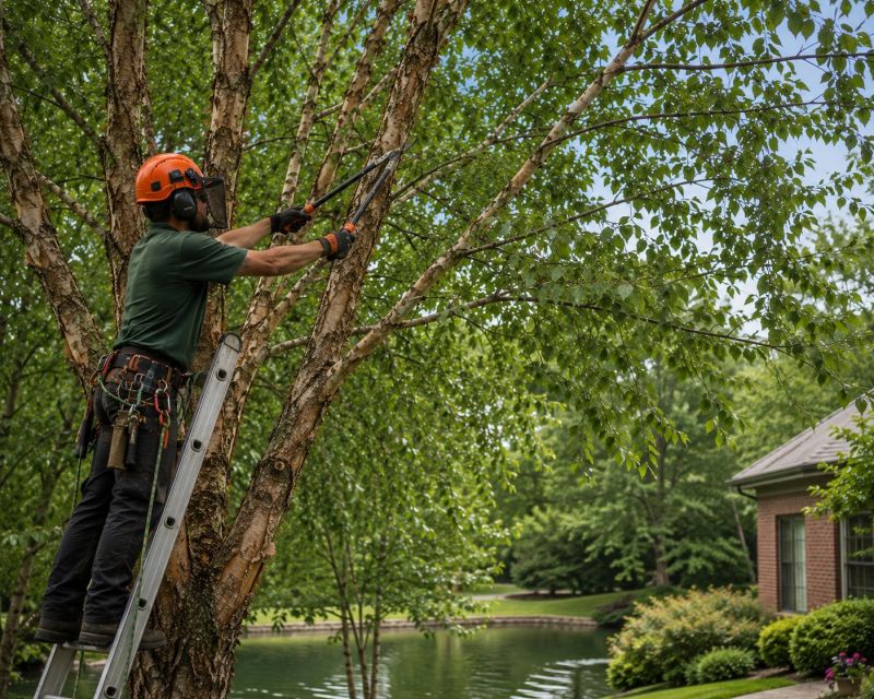 River Birch Trimming